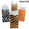 Animal Print Paper Treat Bags - 10 inches tall by 5 inches wide | The perfect goody bags | RAHEEV®